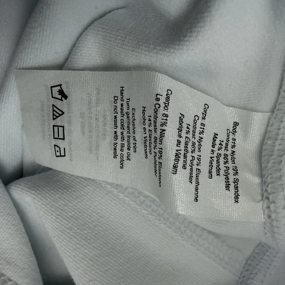 Alo Yoga Leggings Womens Small White Moto High Waist Mesh Panel Pants Activewear